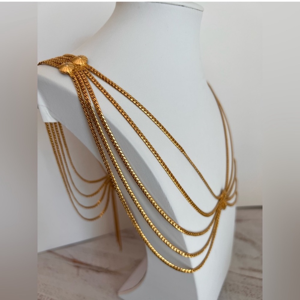 DIOR - Authentic Christian Dior belt or shoulder draping necklace